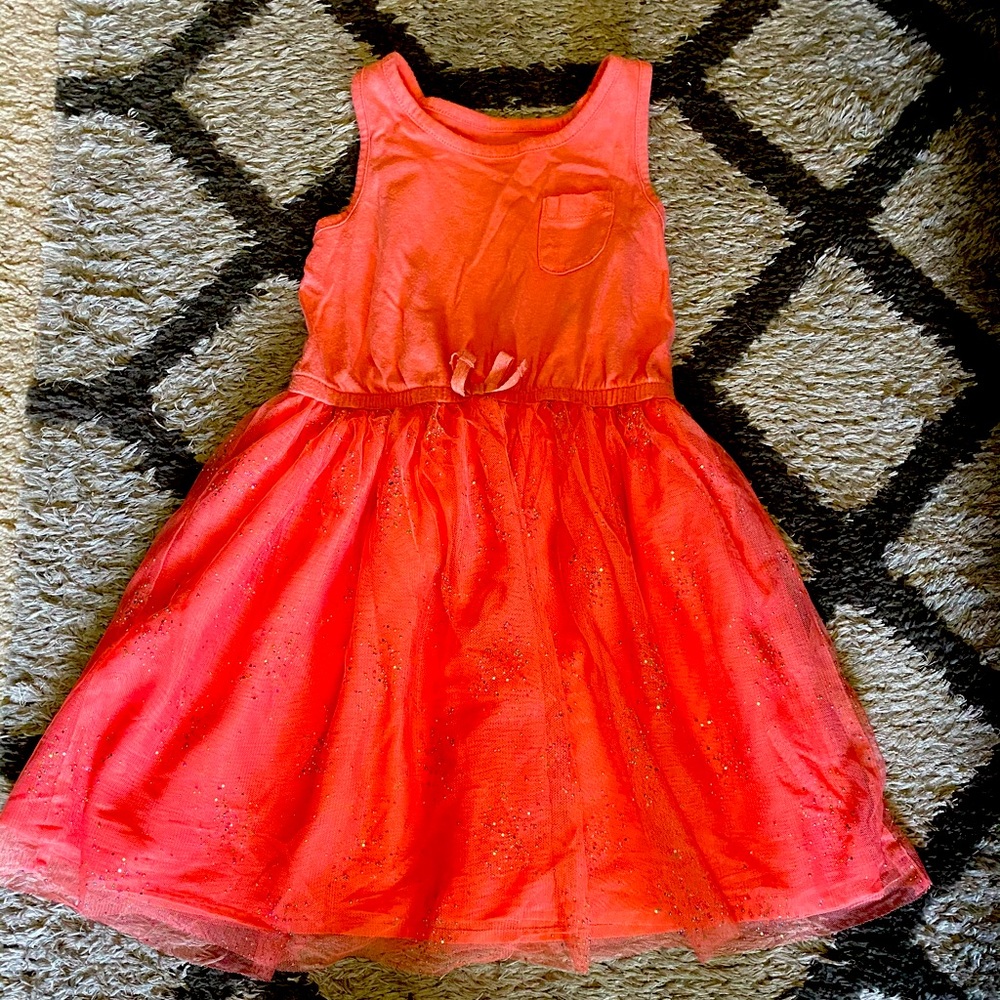 Girls T-Shirt Dress w/ Sparkles